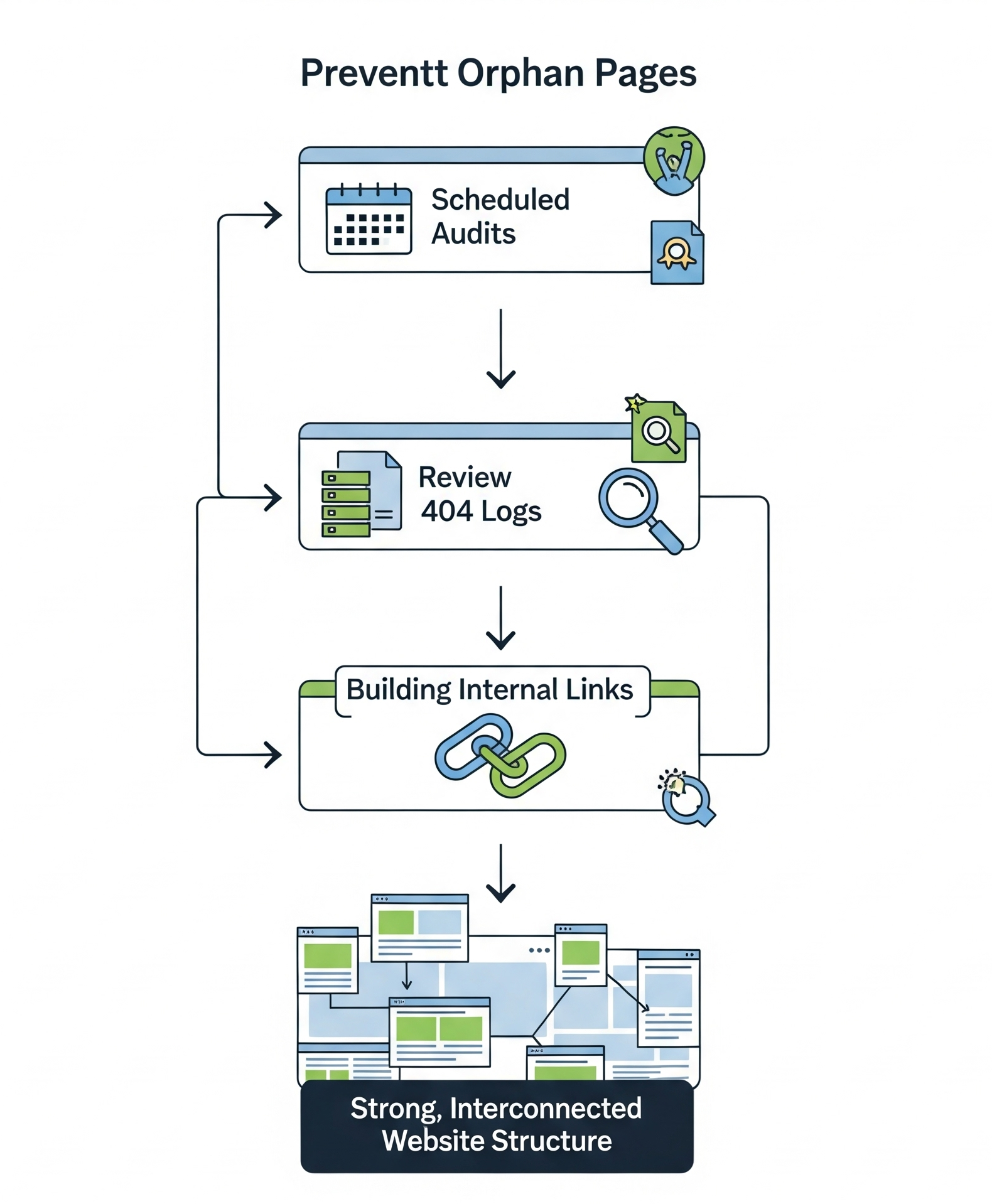 الوقاية من الصفحات اليتيمة