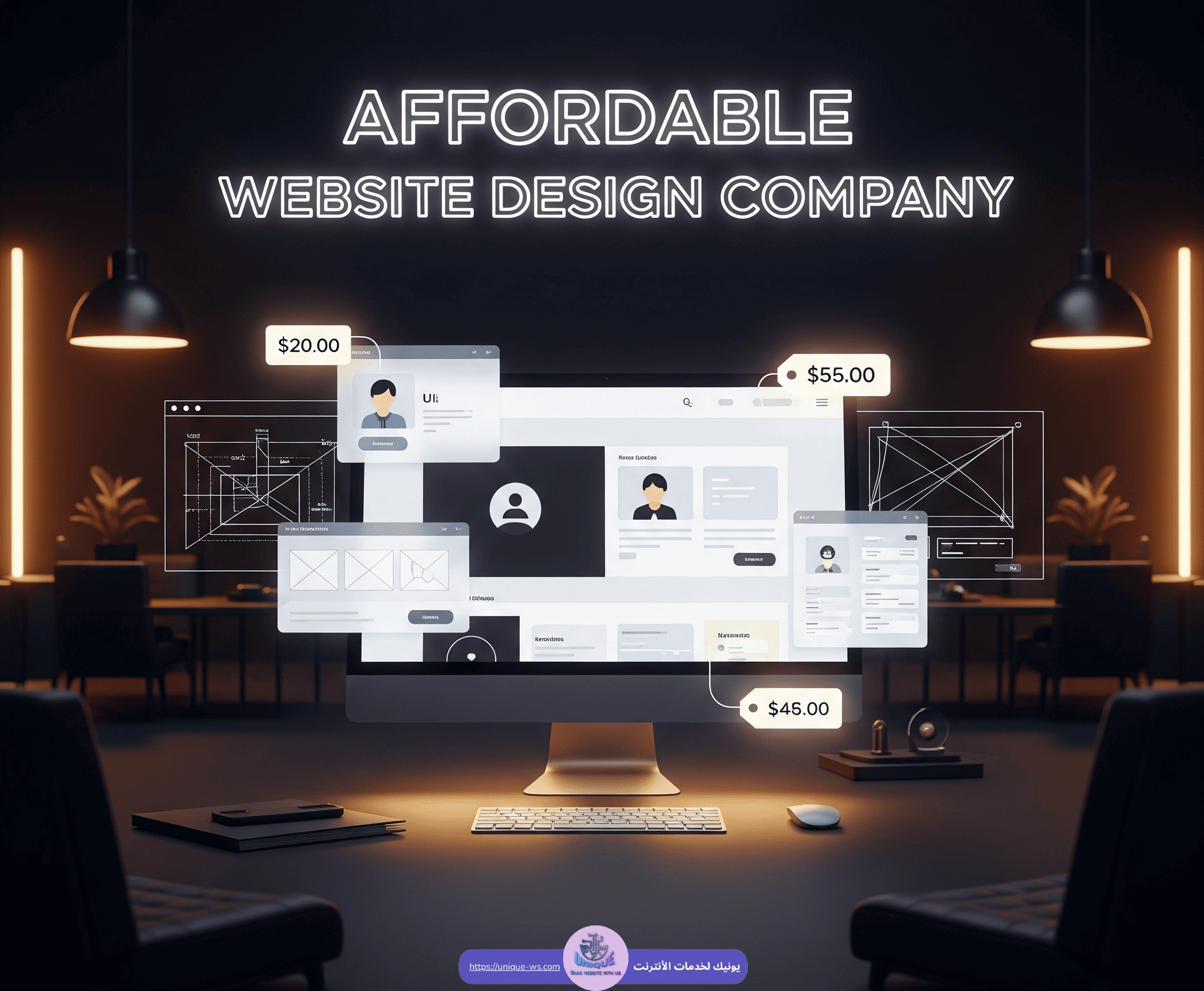 أرخص شركة تصميم مواقع