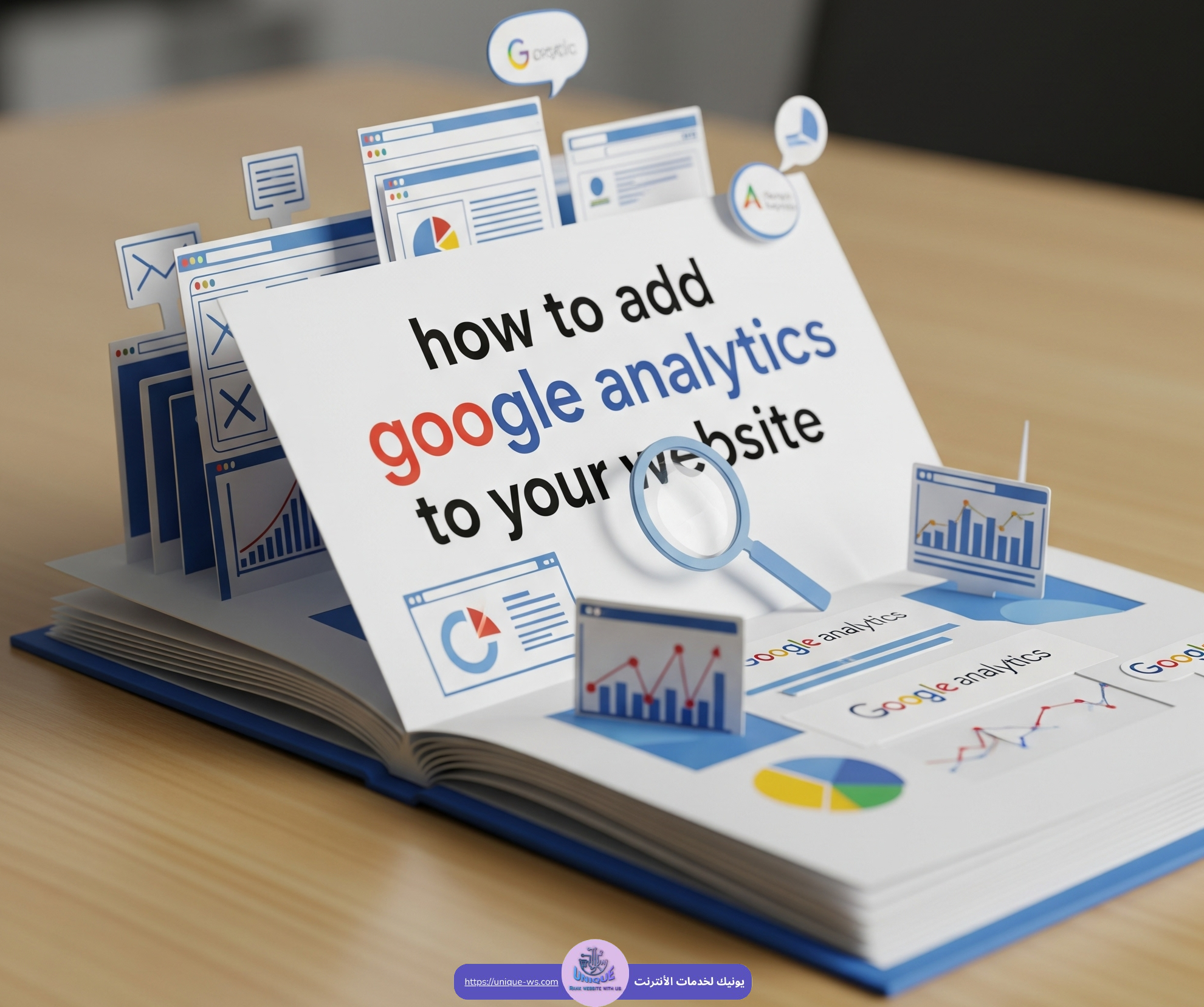 إضافة Google Analytics إلى موقعك الإلكتروني
