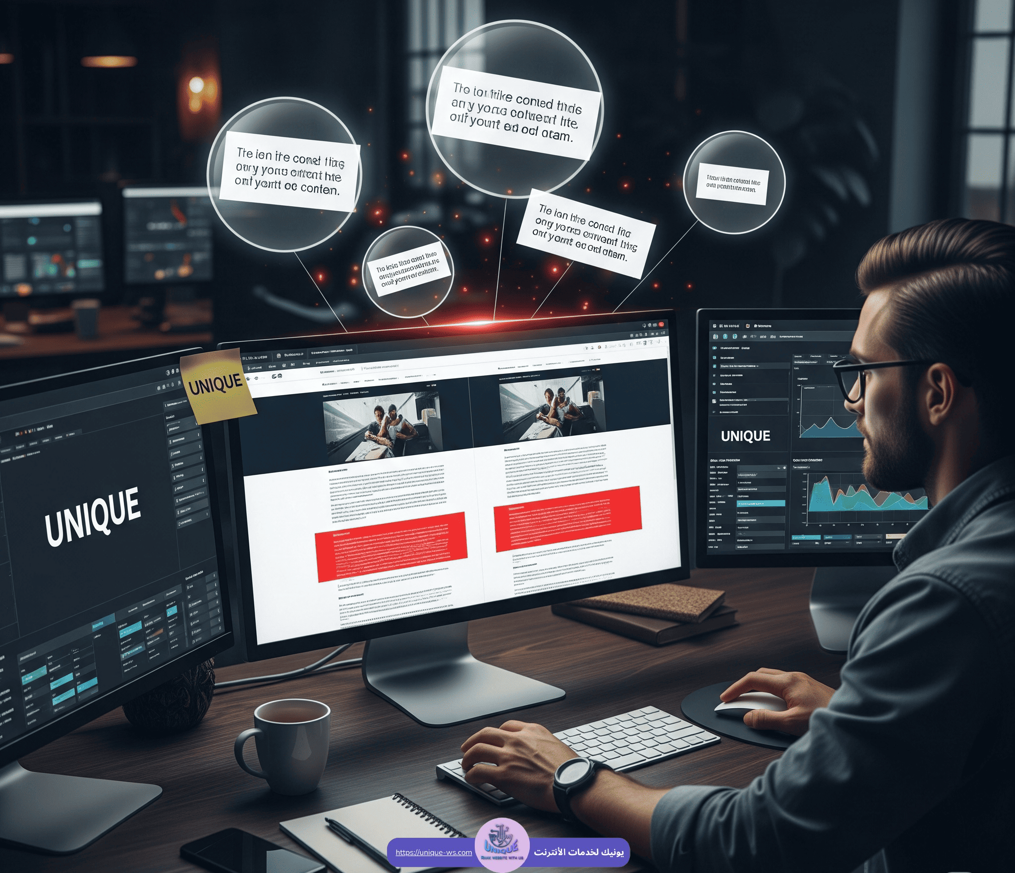 المحتوى المكرر DUBLICATE CONTENT الضار