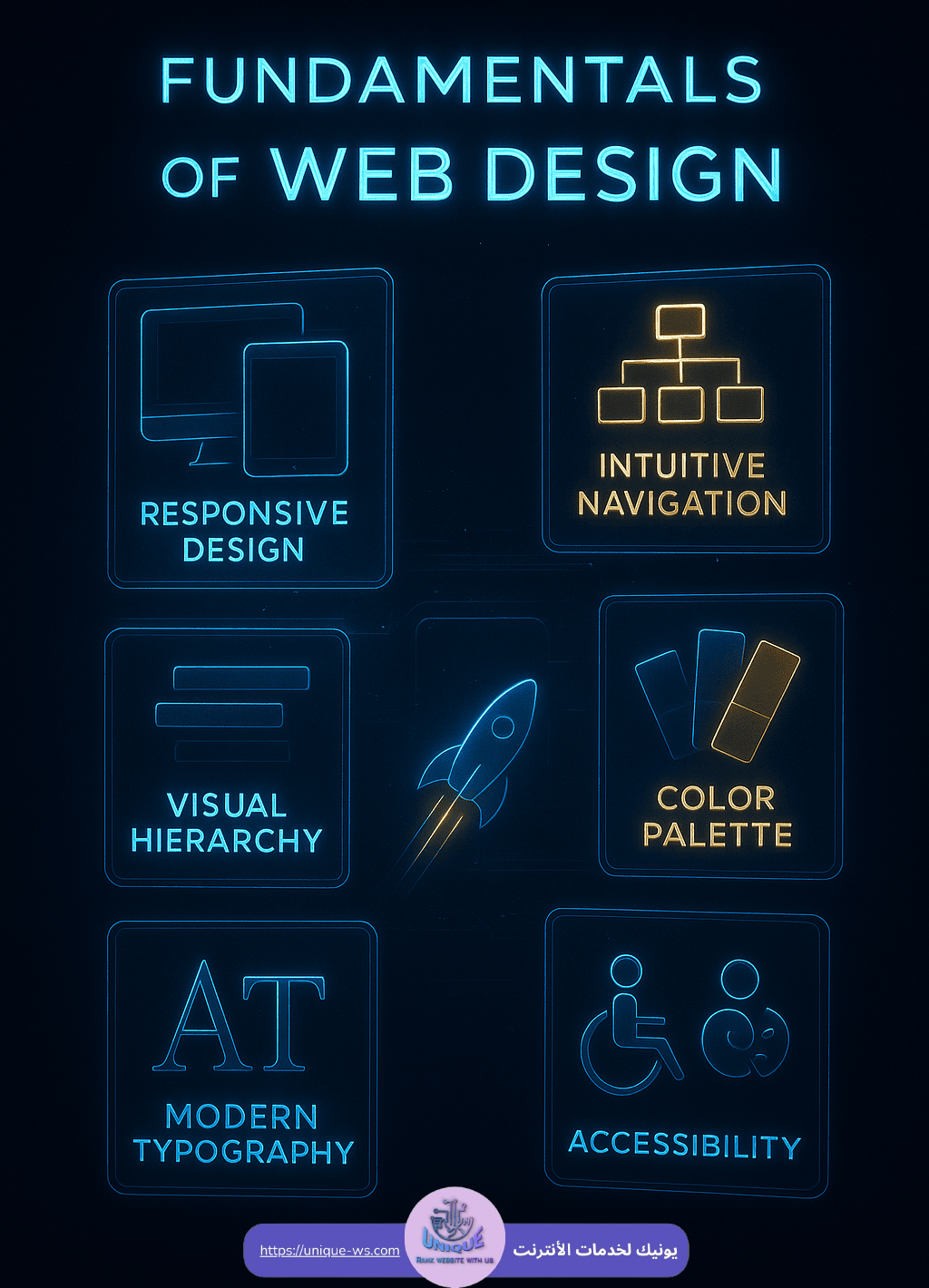 اسس تصميم المواقع الالكترونية