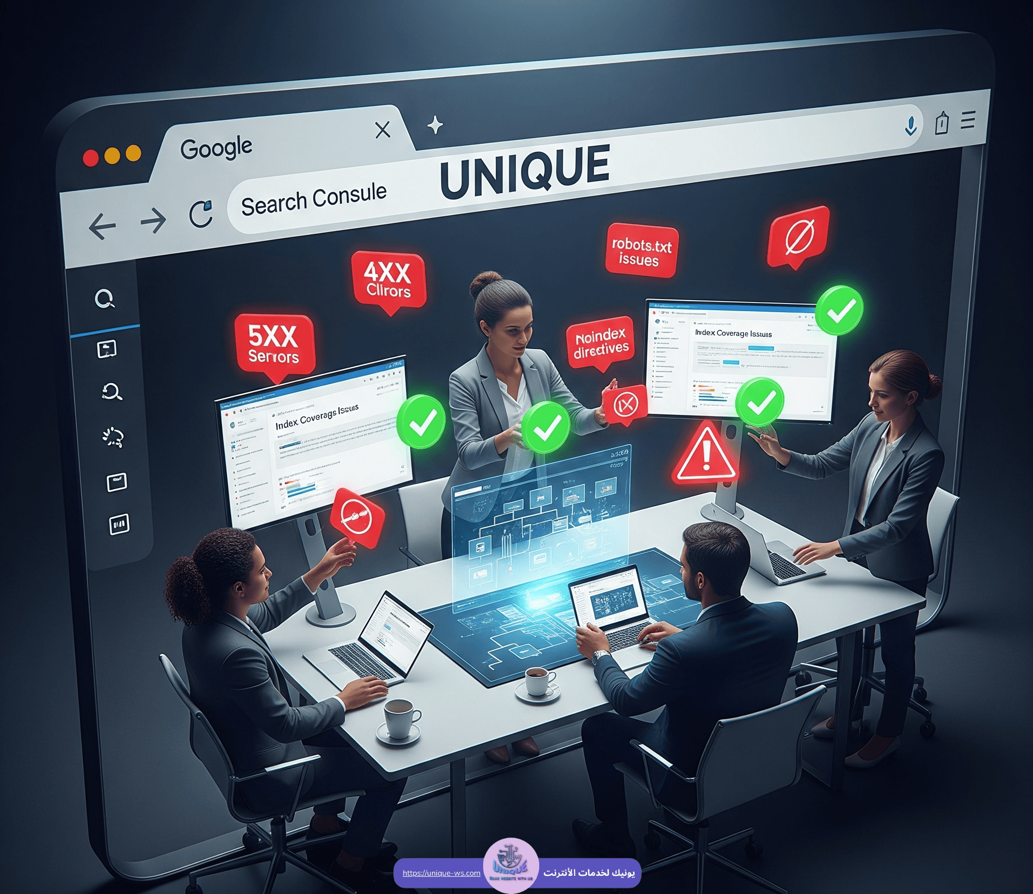 حل مشكلة تغطية الفهرس