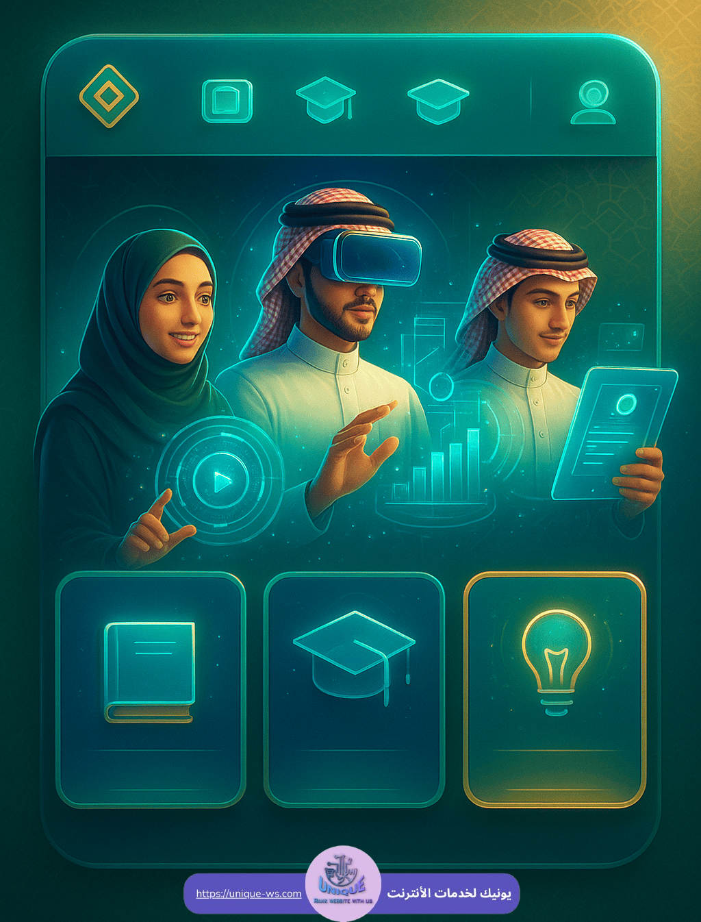 شركة تصميم موقع تعليمي في السعودية