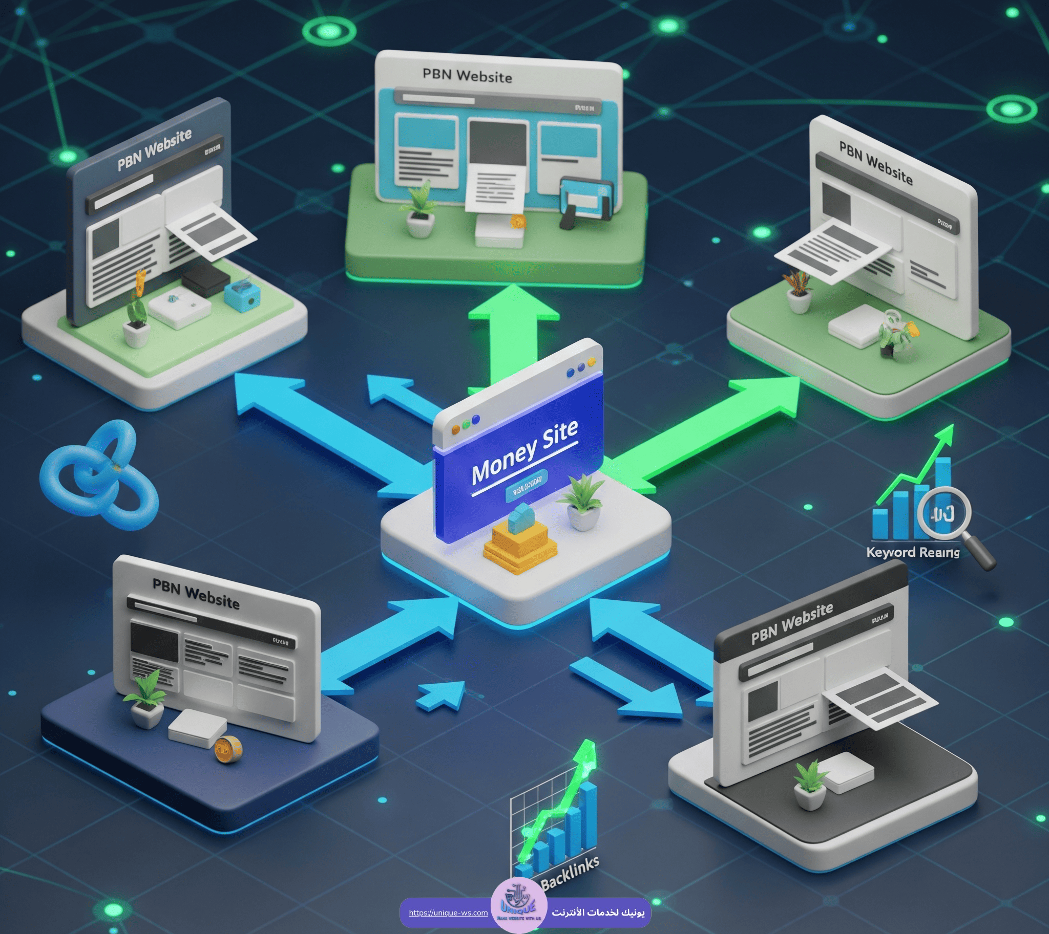 كيفية بناء شبكة (PBN)