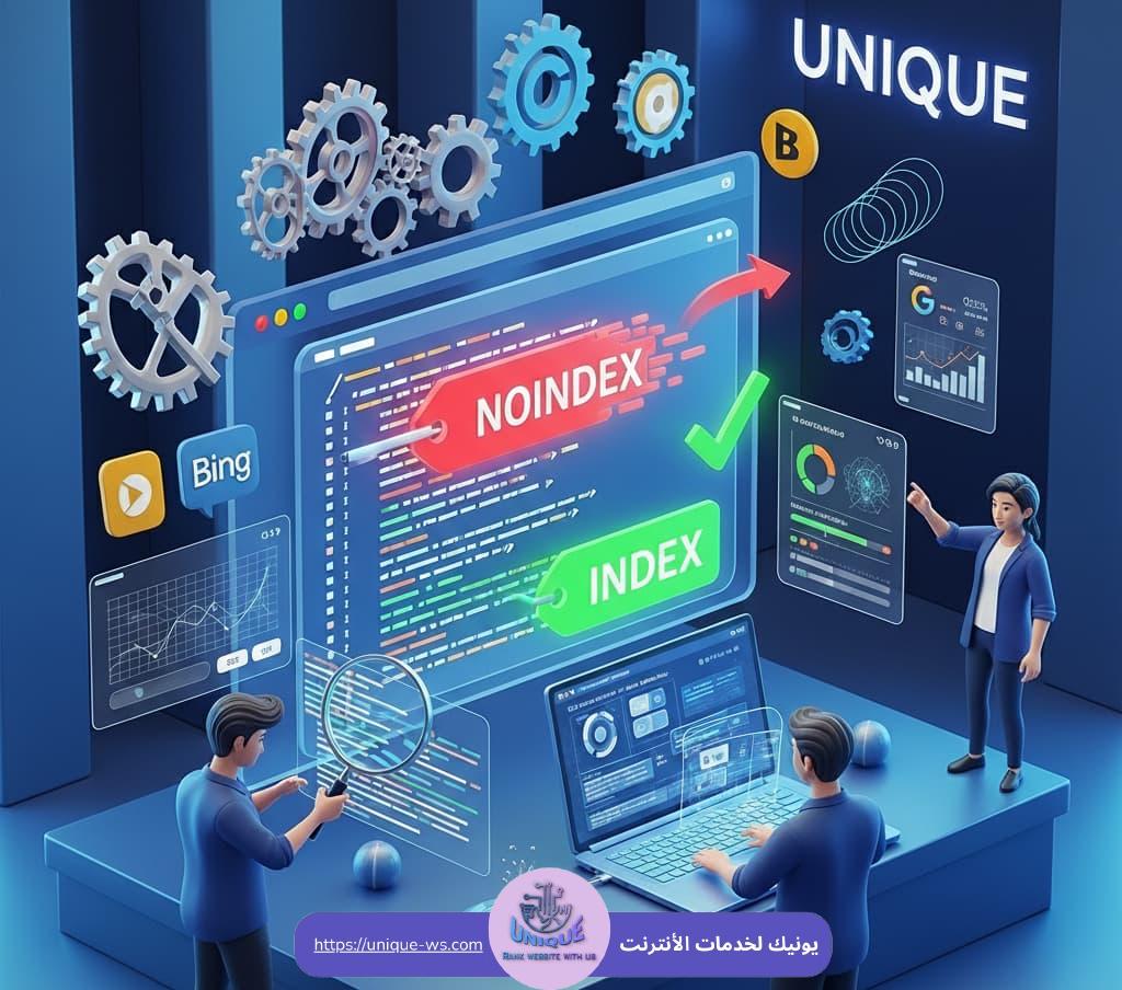 فحص Noindex واصلاحها