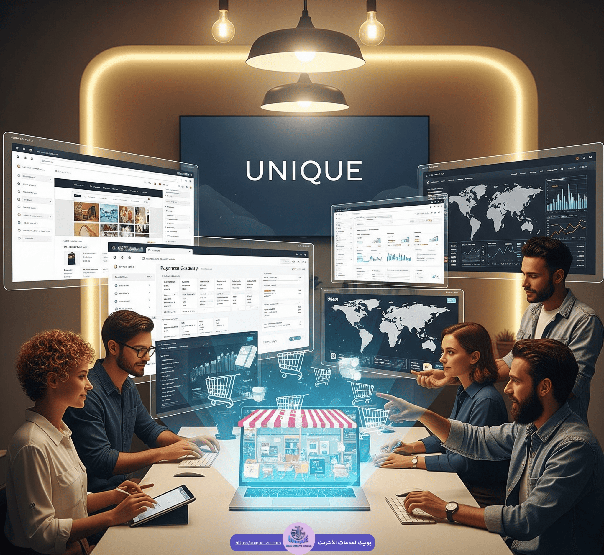 بناء المتاجر الإلكترونية