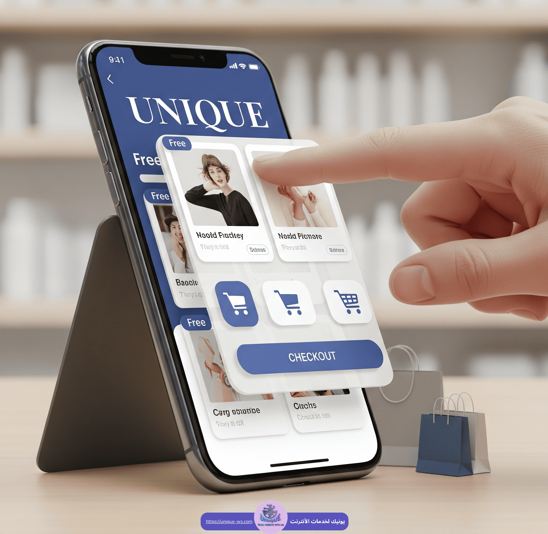 تطبيق متجر الكتروني مجاني