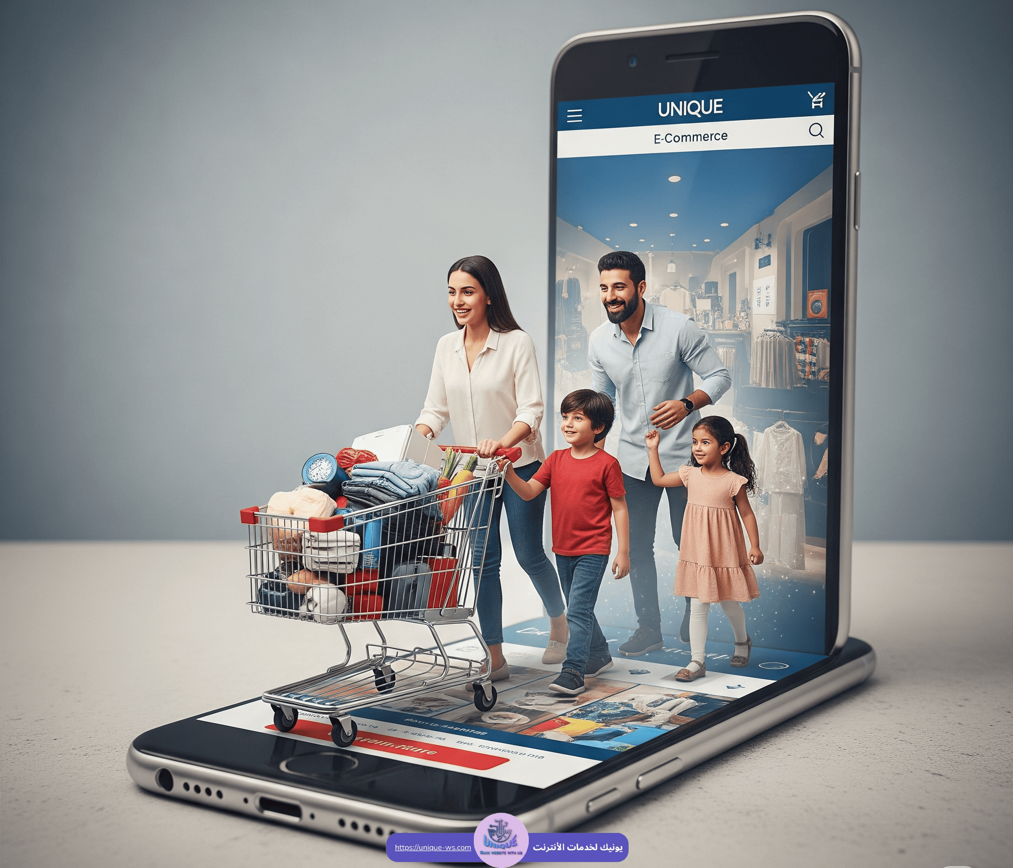 متجر تطبيق الكتروني مجاني UNIQUE