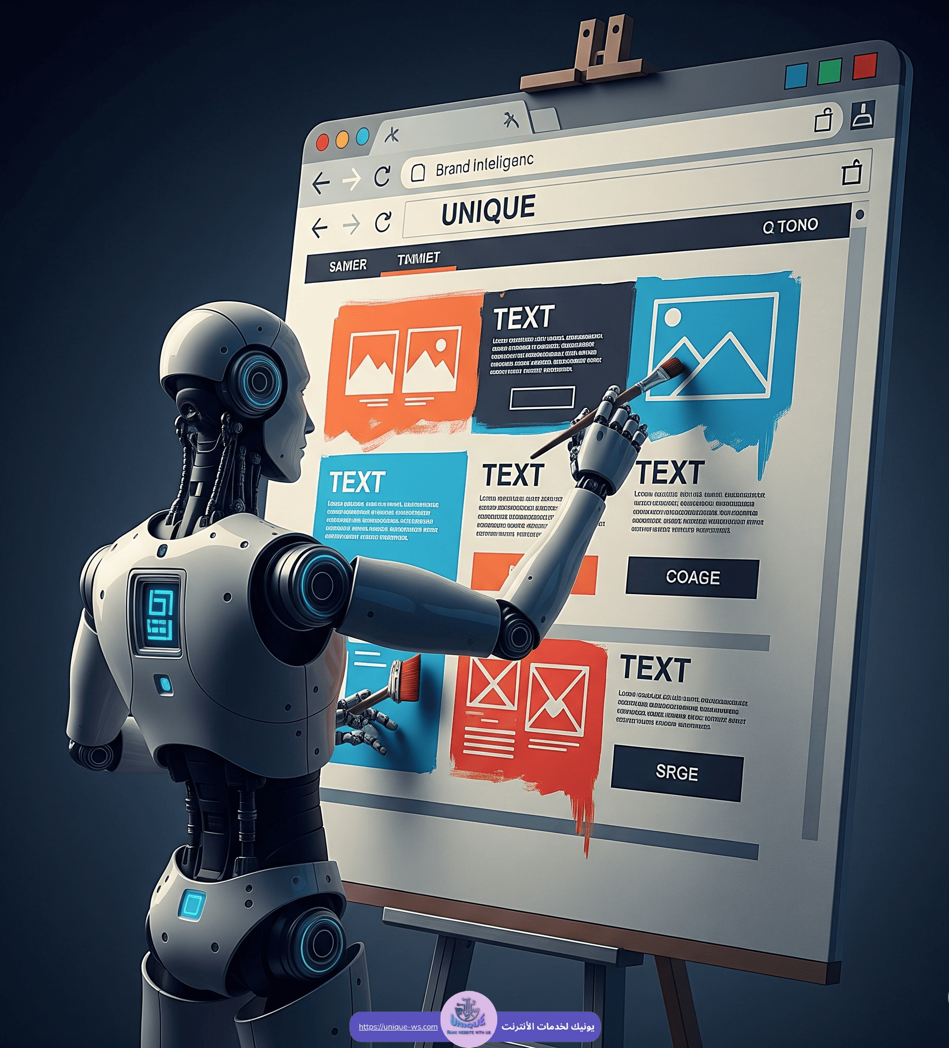 تصميم المواقع باستخدام الـ"AI"
