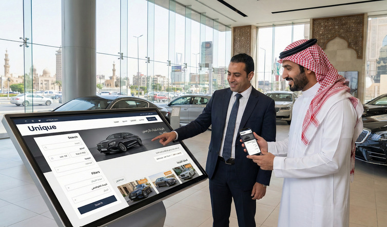 تصميم موقع بيع السيارات