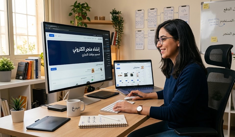 انشاء متجر الكتروني