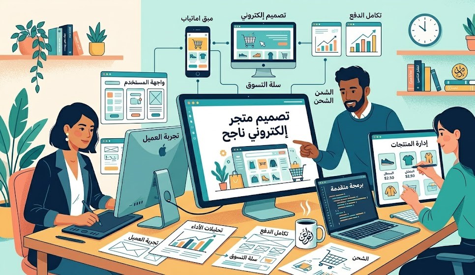 انشاء متجر الكتروني
