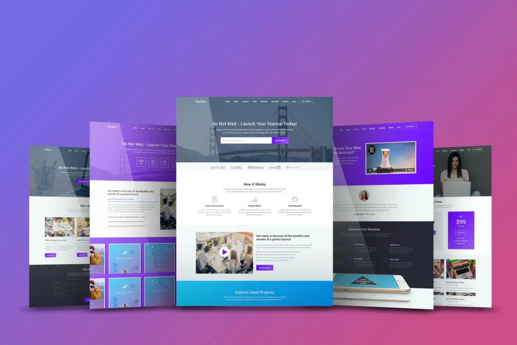 تصميم صفحات هبوط