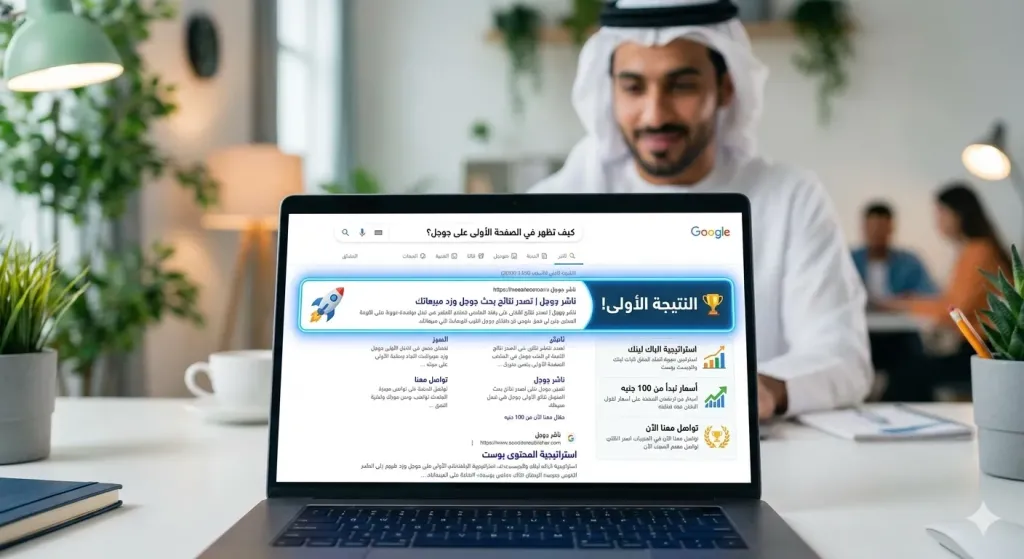 كيف أظهر في النتيجة الأولى بجوجل